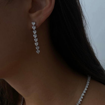 עגילים לבבות