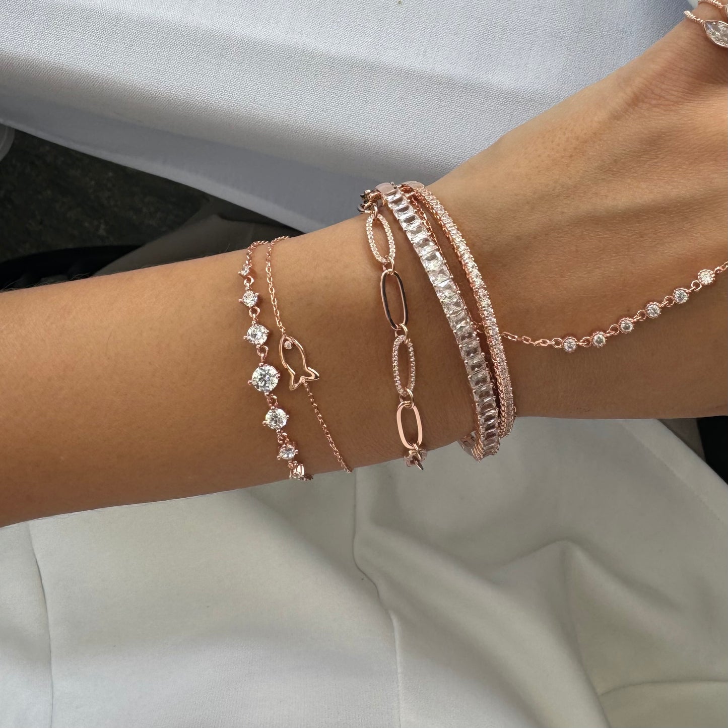 שרשרת דג רוזגולד