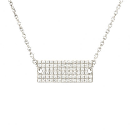 שרשרת פלטה משובצת