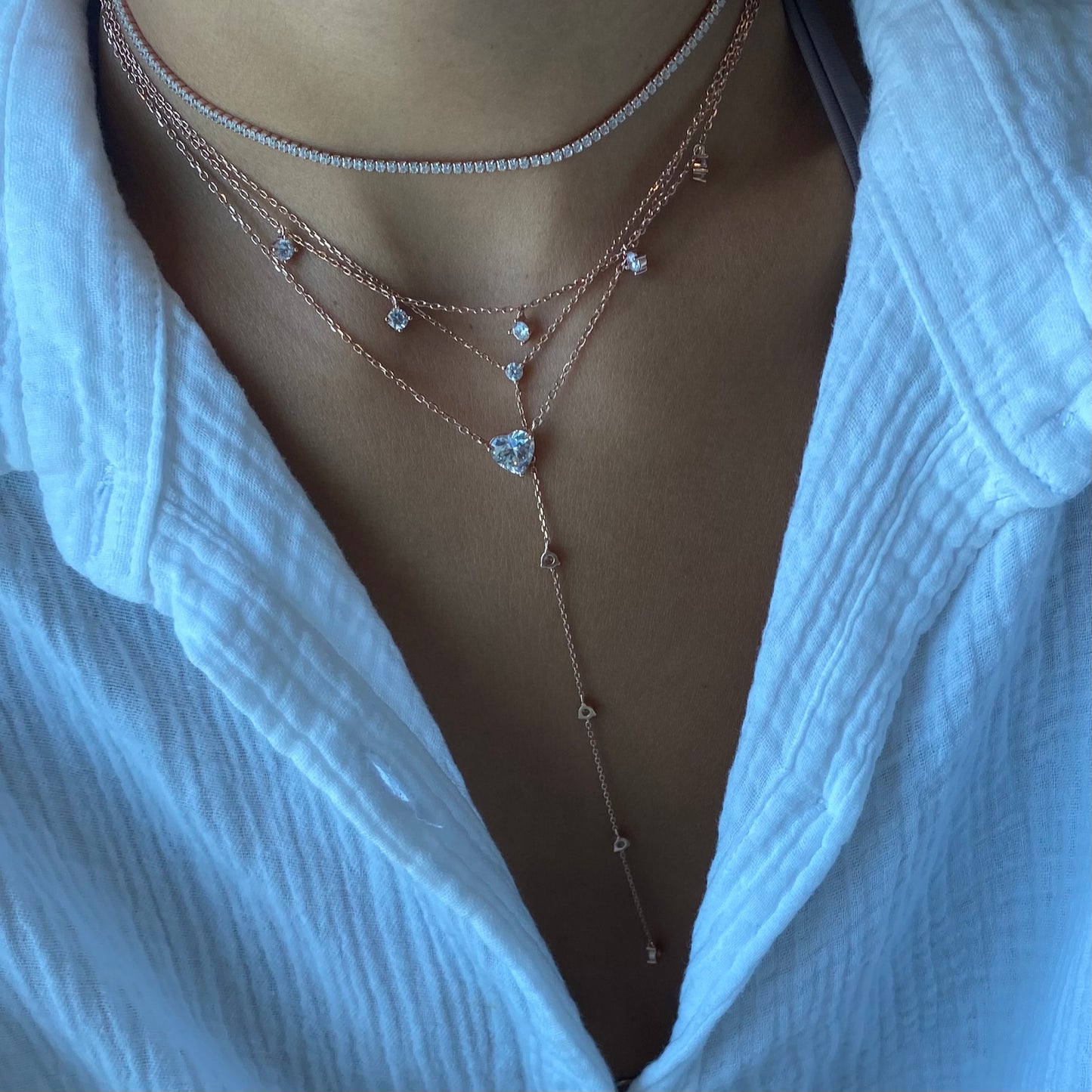 Abe Rosegold Necklace