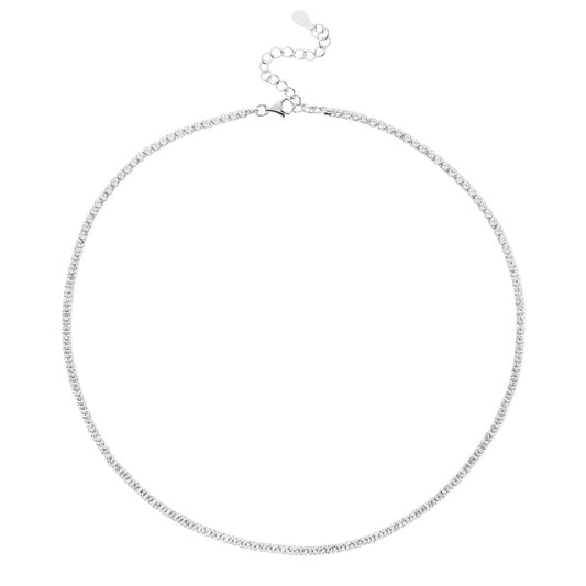 שרשרת טניס דקה כסף