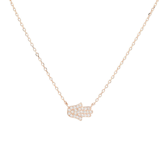 Micro Hamsa Necklace
