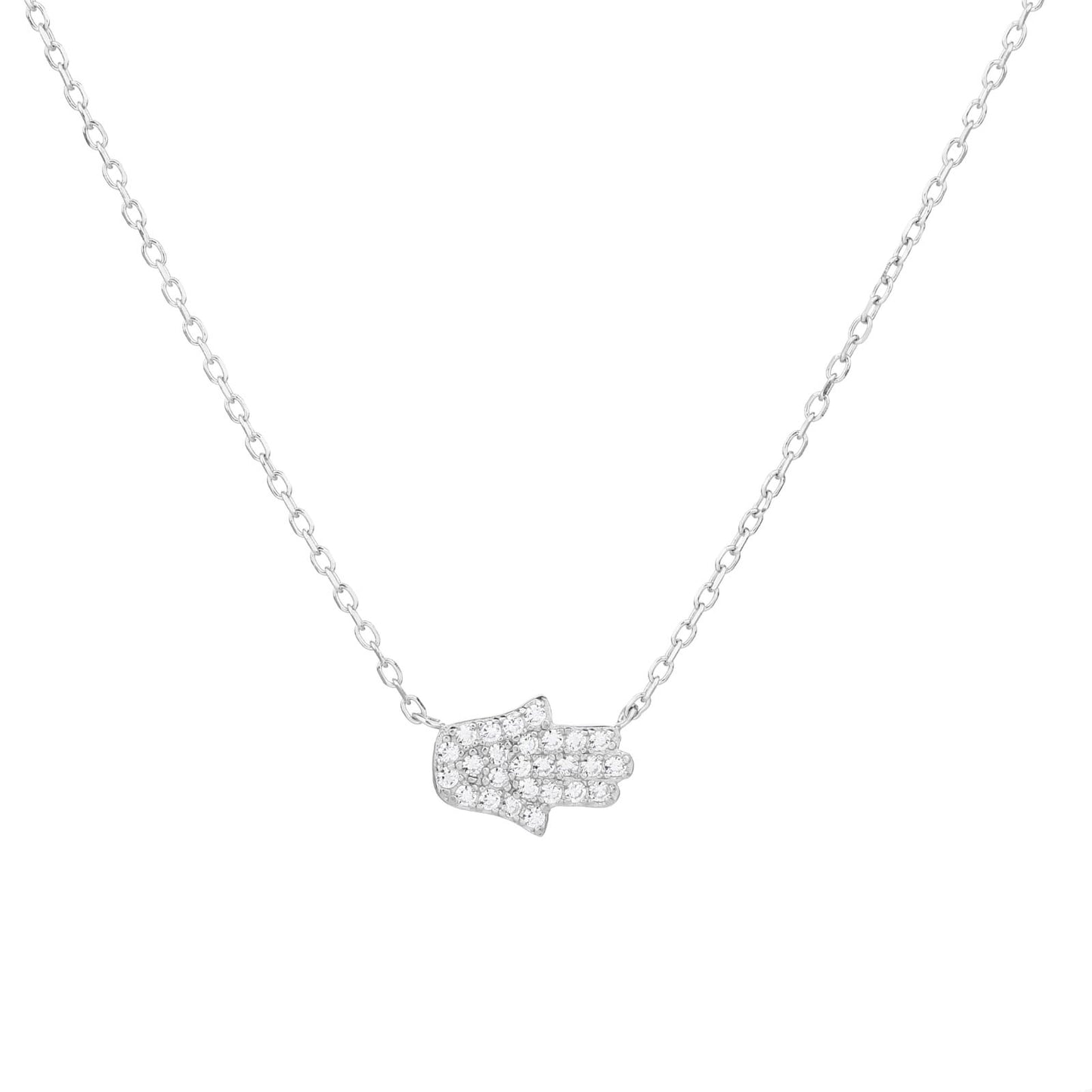 Micro Hamsa Necklace