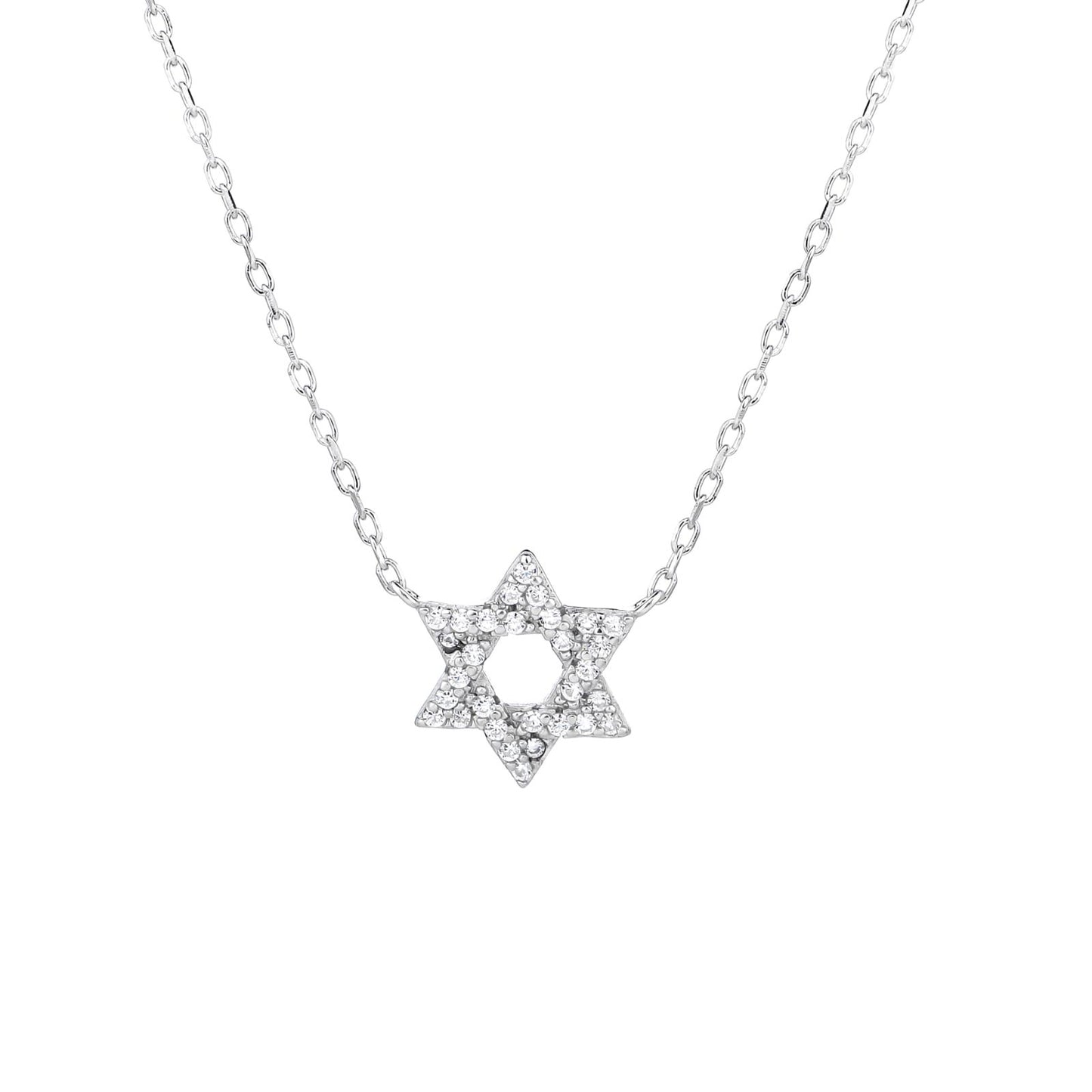 Micro Star of David Necklace