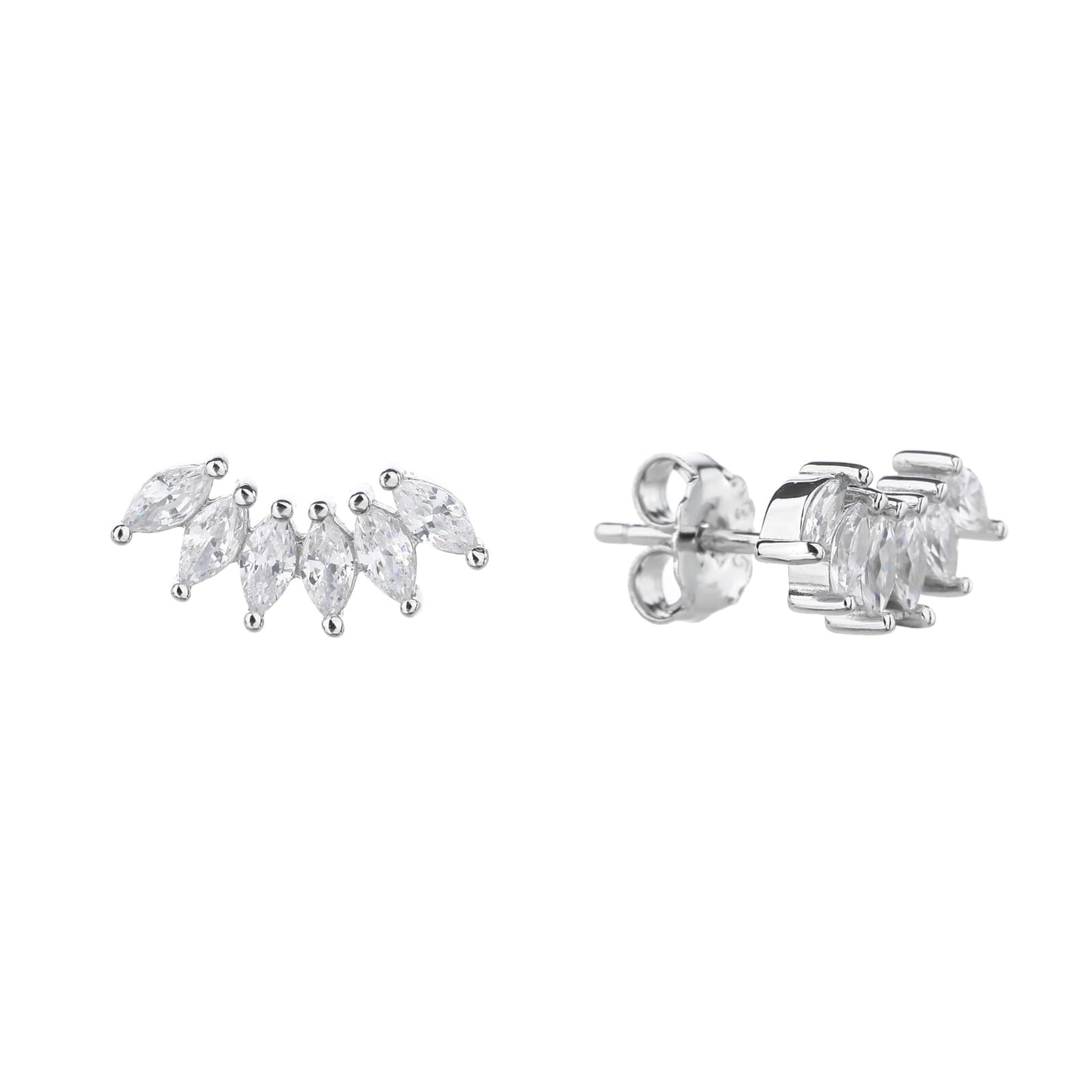 Fan earrings