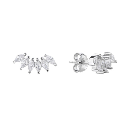 Fan earrings