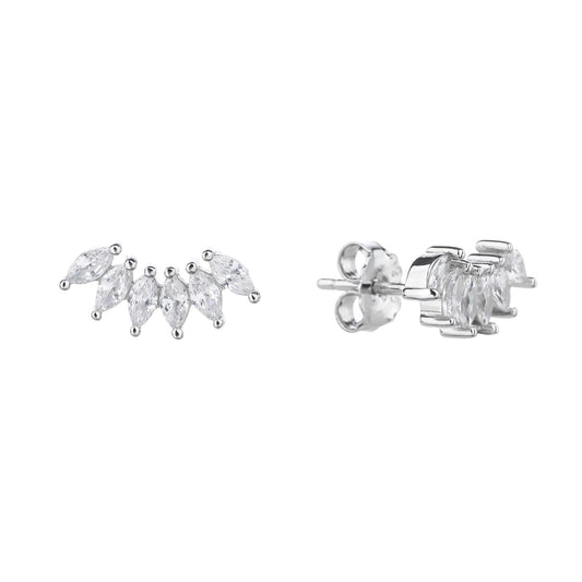 Fan earrings